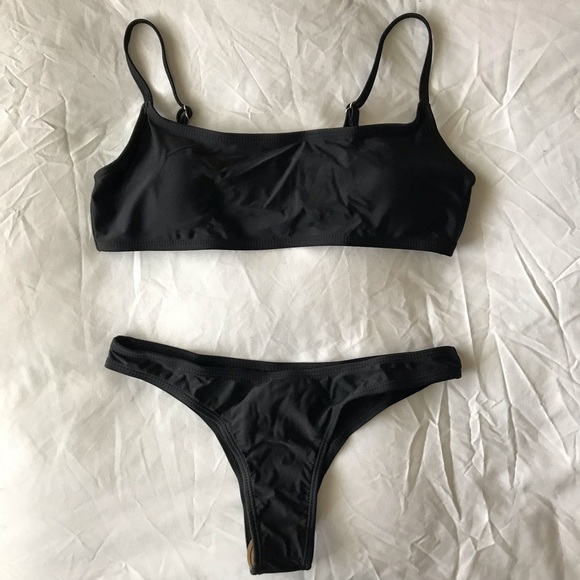 ❗️2 LEFT❗️ Black Cheeky Brazilian Bikini Set A - Picture 4 of 6